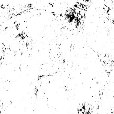 Soyut el çizimi siyah ve beyaz desenli kusursuz doku..