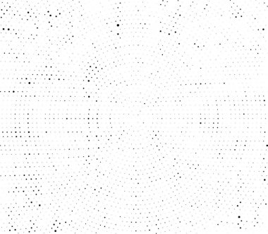 Noktalar ve soyut elementlerle soyut siyah ve beyaz desenli arkaplan 