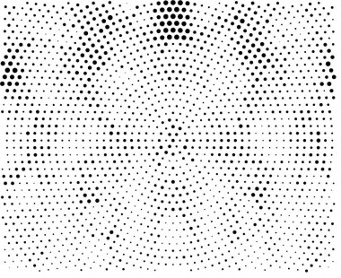 Noktalar ve soyut elementlerle soyut siyah ve beyaz desenli arkaplan 