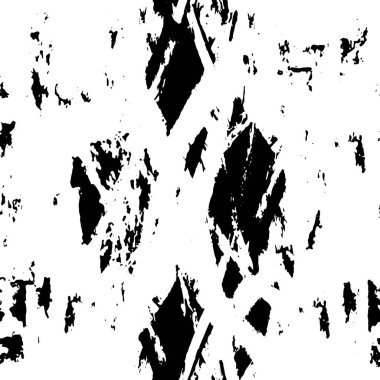 Soyut el çizimi siyah ve beyaz desenli kusursuz doku..