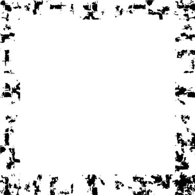 siyah ve beyaz monokrom grunge vintage eskimiş çerçeve soyut desenli retro desenli