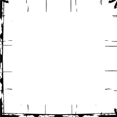 Tasarım için siyah çerçeveli beyaz arkaplan