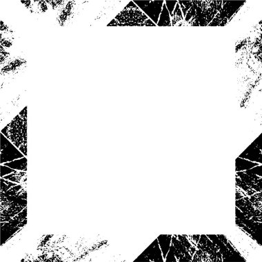 Tasarım için siyah çerçeveli beyaz arkaplan