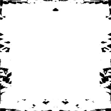 siyah ve beyaz grunge çerçeve, eskimiş eski arkaplan