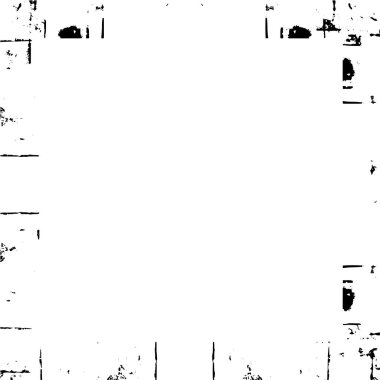 Siyah beyaz dokuda sıkıntılı çerçeve arkaplanı 