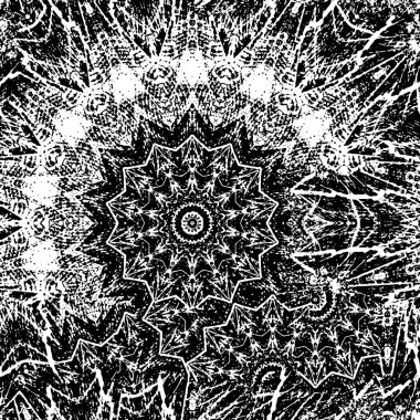 tasarım, vektör illüstrasyonu için siyah ve beyaz dekoratif arkaplan  