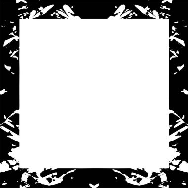 siyah ve beyaz grunge çerçeve, eskimiş eski arkaplan
