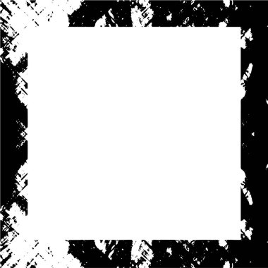 siyah ve beyaz grunge çerçeve, eskimiş eski arkaplan