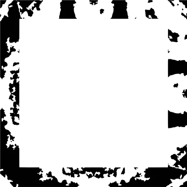 Weißer Hintergrund Mit Schwarzem Rahmen Für Design — Stockvektor