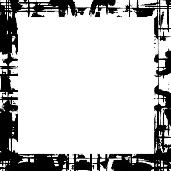 White Background Black Frame Design — Stock Vector