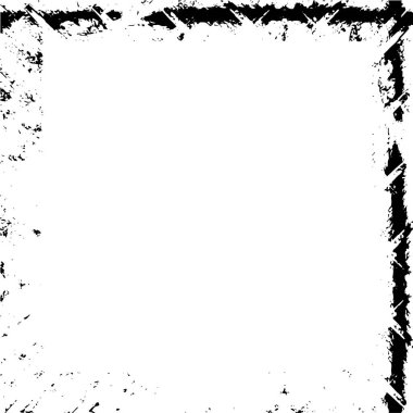 Tek renk şeklinde koyu grunge geometrik desen. çerçeve dokusu, izole 