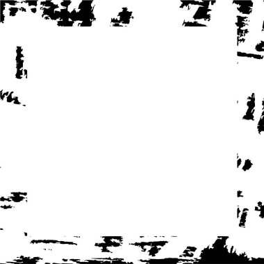 sıkıntılı siyah-beyaz doku çerçevesi. 