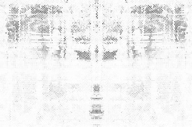 Çizik ve çiziklerle dolu siyah beyaz bir arka plan. Soyut vektör illüstrasyonu.