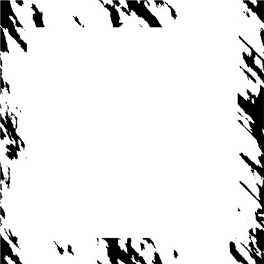 Retro desenli eski siyah-beyaz grunge vintage deseni, resim için boş alanı olan çerçeve, metin. 