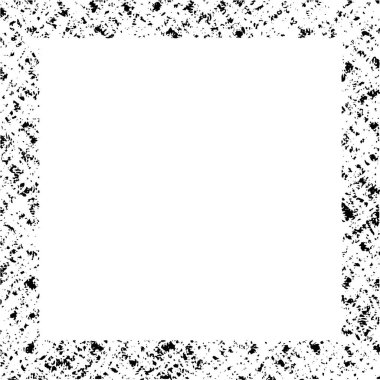 Retro desenli eski siyah-beyaz grunge vintage deseni, resim için boş alanı olan çerçeve, metin. 