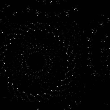 Vektör grunge dokusu. Siyah beyaz arka plan. Soyut monokrom resim koyu tonlarda solmuş bir efekt içerir