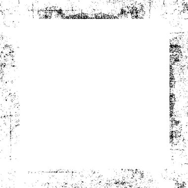 Siyah beyaz dokuda sıkıntılı çerçeve arkaplanı 