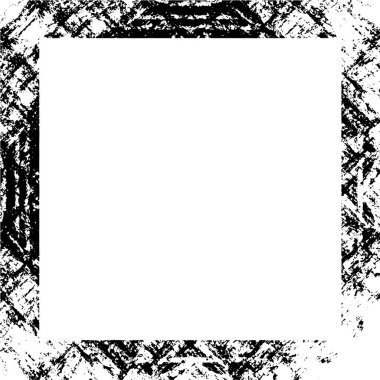 old black white grunge vintage texture with a retro pattern, frame with space for image, text.