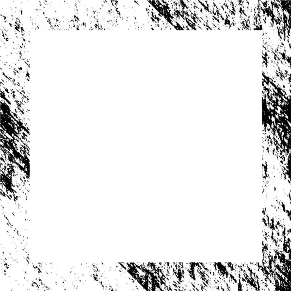 Zwart Wit Grunge Achtergrond Vierkante Rand Grungy Textuur Voor Beelden — Stockvector