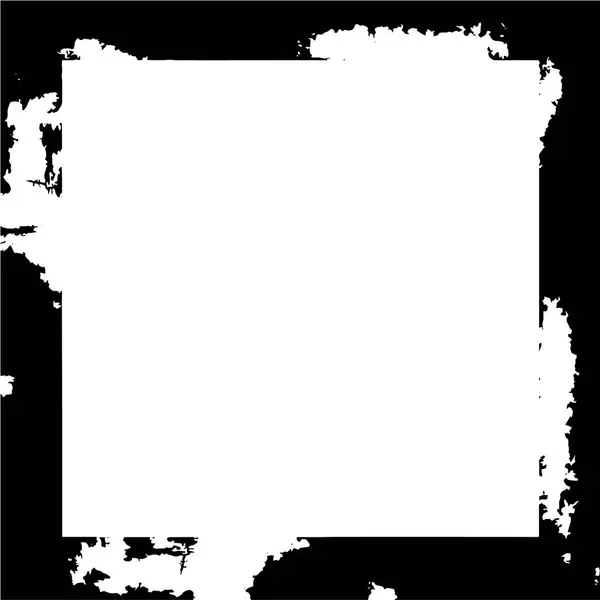 Zwart Wit Textuur Frame — Stockvector