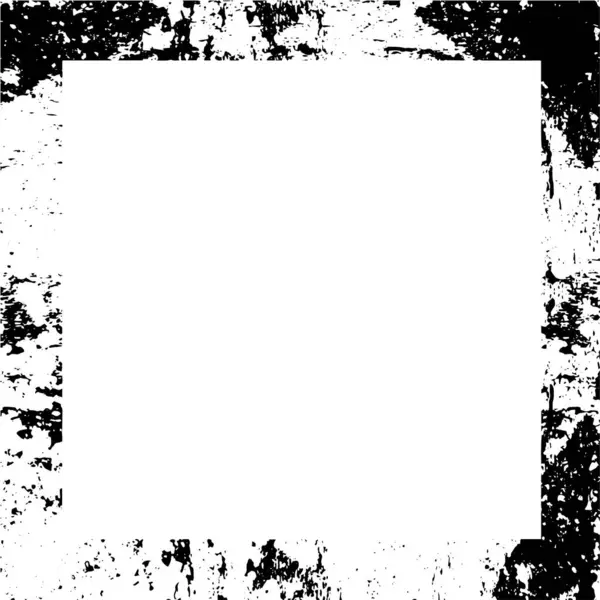 Old Black White Grunge Vintage Texture Retro Pattern Frame Space — Stockvektor