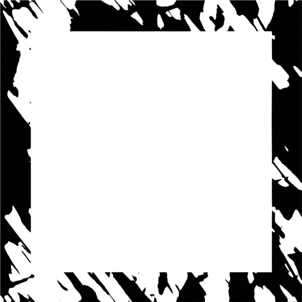 Old Black White Grunge Vintage Texture Retro Pattern Frame Space — Stockvektor