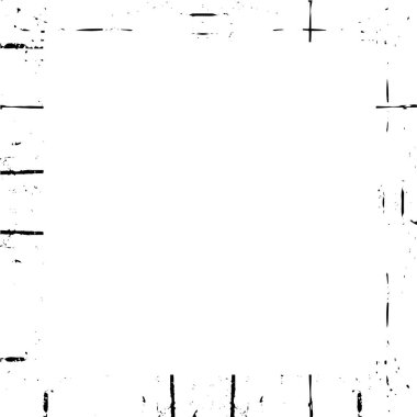 Siyah beyaz dokuda sıkıntılı çerçeve arkaplanı 