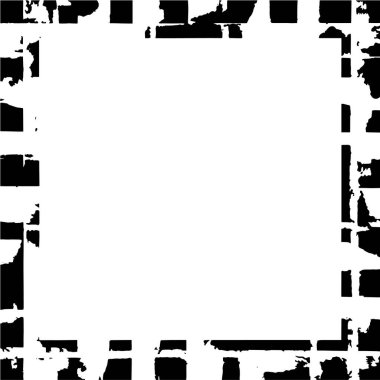 black and white monochrome old grunge vintage frame background abstract antique texture with retro pattern 