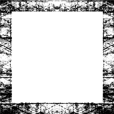 black and white monochrome old grunge vintage frame background abstract antique texture with retro pattern 