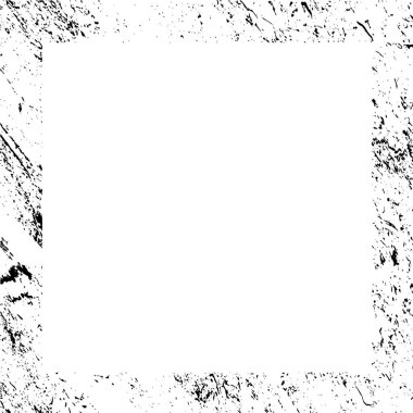 Grunge vuruş çerçevesi çiziyor. Kirli kaplama ve tehlike sınır çerçevesi.