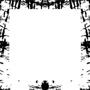 black and white monochrome old grunge vintage frame background abstract antique texture with retro pattern 
