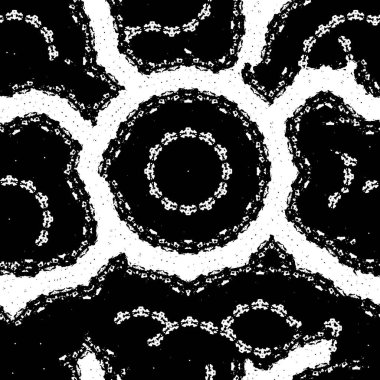 black and white abstract ethnic background 