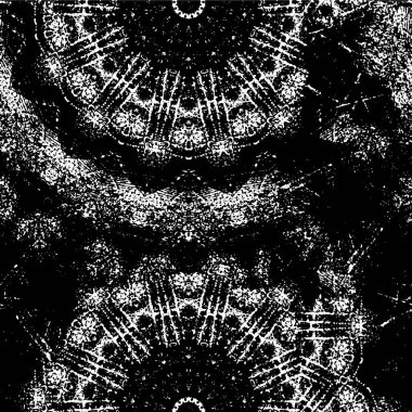 Etnik, pürüzsüz, süs dantelli arka plan. Mandala deseni.