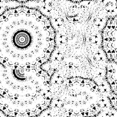 Etnik, pürüzsüz, süs dantelli arka plan. Mandala deseni.