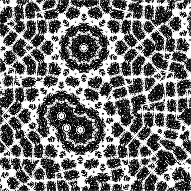 Soyut grunge siyah beyaz desenli arkaplan 