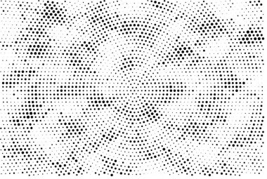 soyut grunge noktalı arkaplan siyah ve beyaz renklerde, vektör illüstrasyonu