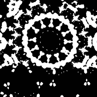 Etnik, pürüzsüz, süs dantelli arka plan. Mandala deseni.