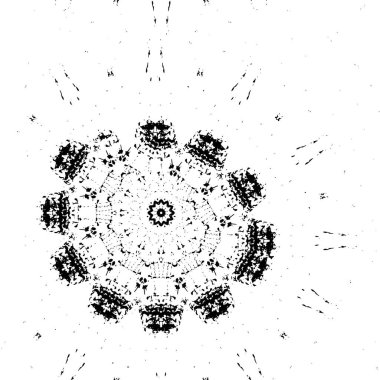 Etnik, pürüzsüz, süs dantelli arka plan. Mandala deseni.