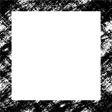 abstract square frame background, grunge texture, vector illustration 