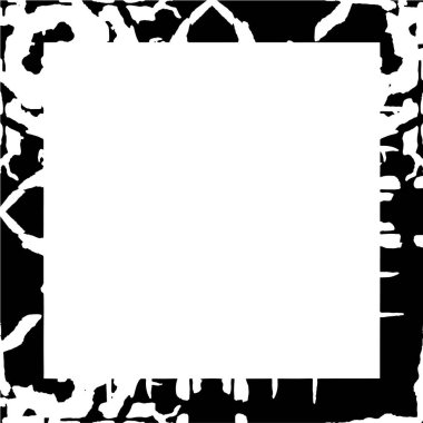 black and white grunge frame background 