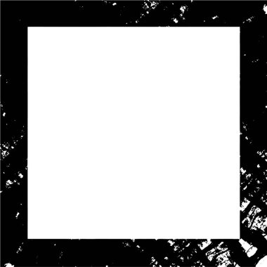 black and white grunge frame background 