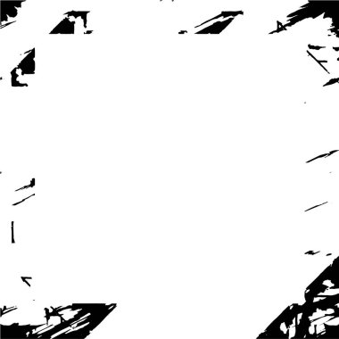 black and white grunge frame background 