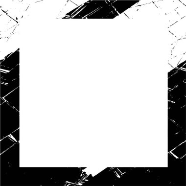 Grunge vuruş çerçevesi çiziyor. Kirli kaplama ve tehlike sınır çerçevesi.