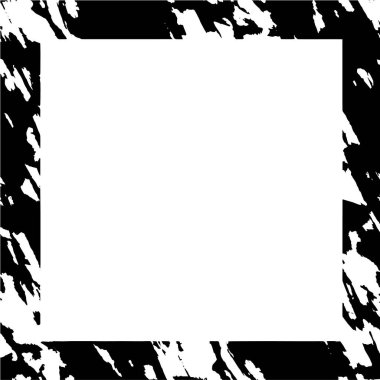 abstract square frame background, grunge texture, vector illustration 