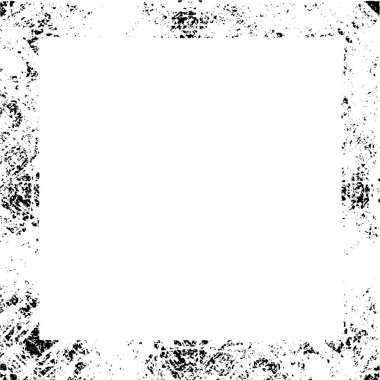 abstract square frame background, grunge texture, vector illustration 