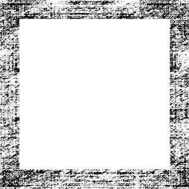 abstract square frame background, grunge texture, vector illustration 