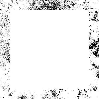 black and white vector square frame background 