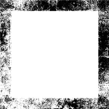 black and white vector square frame background 