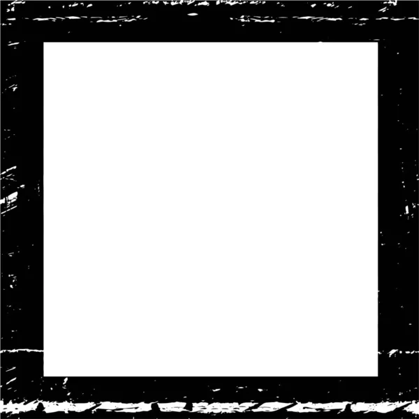 Old Black White Grunge Vintage Texture Retro Pattern Frame Space — Archivo Imágenes Vectoriales