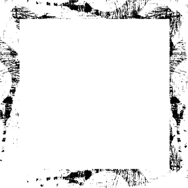 Смутный Фон Рамки Черно Белой Текстуре — стоковый вектор